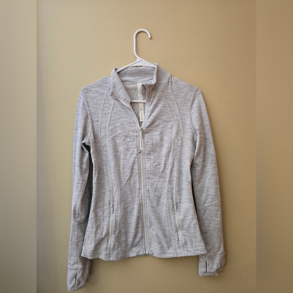 Lululemon Athletica Light Gray Utility Jacket